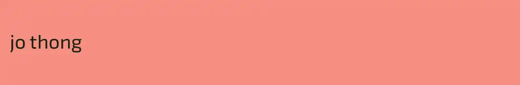 jo thong